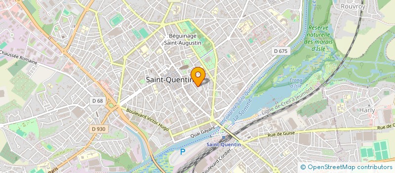 localisation de l'entreprise SCI T.W.A. à SAINT-QUENTIN