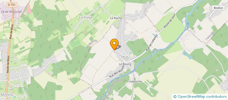 localisation de l'entreprise SCI T.Y  LE CONTROIS-EN-SOLOGNE