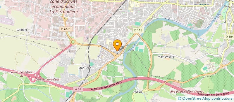 localisation de l'entreprise SCI T.YFS à CARCASSONNE