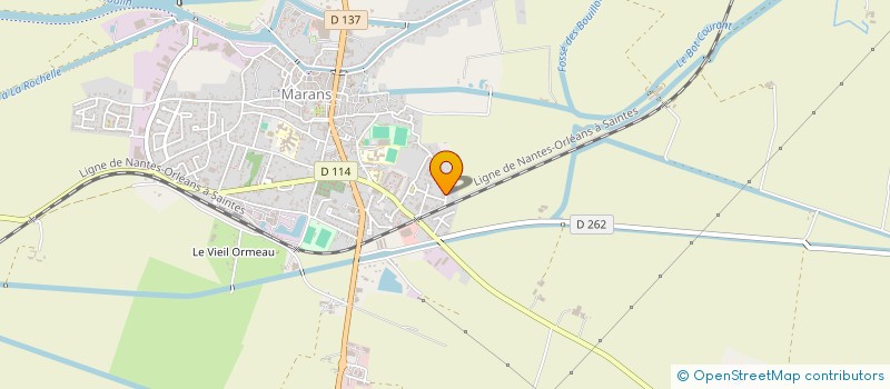 localisation de l'entreprise SCI T2A  MARANS