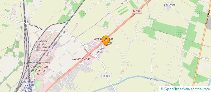 localisation de l'entreprise SCI T2G  ALIXAN