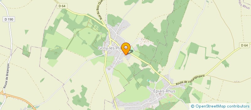 localisation de l'entreprise SCI T2G  GRISY-LES-PLATRES