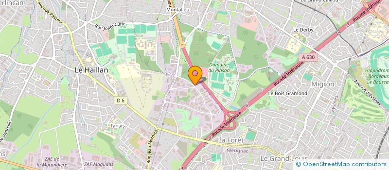 localisation de l'entreprise SCI T2L  EYSINES