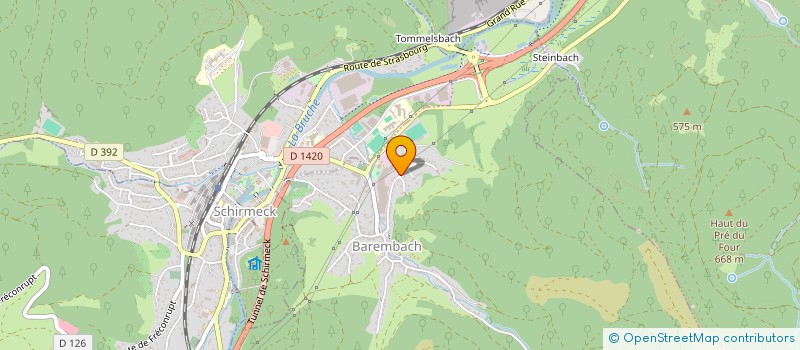 localisation de l'entreprise SCI T2L  BAREMBACH