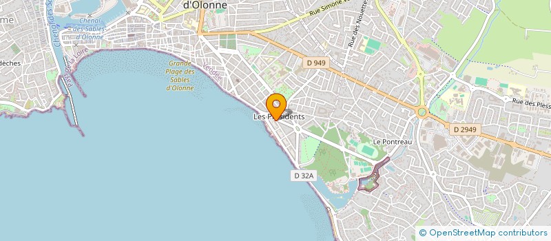 localisation de l'entreprise SCI T3 IMMOBILIER à LES SABLES D'OLONNE