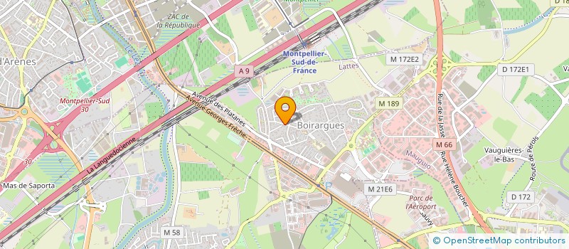 localisation de l'entreprise SCI T3C à LATTES