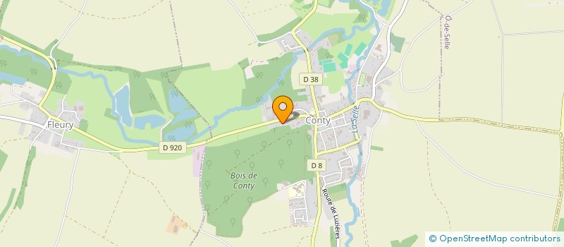 localisation de l'entreprise SCI T4  CONTY