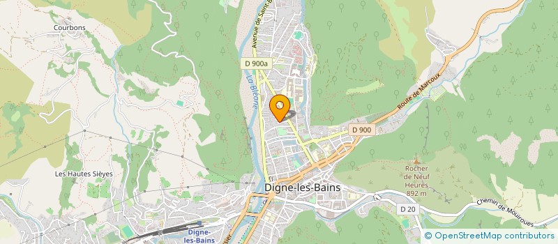 localisation de l'entreprise SCI TAA à DIGNE-LES-BAINS