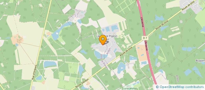 localisation de l'entreprise SCI TAAD.COM à JOUY-LE-POTIER