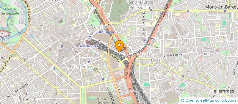 localisation de l'entreprise SCI TAB à LILLE