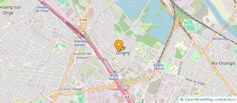 localisation de l'entreprise SCI TABA  GRIGNY