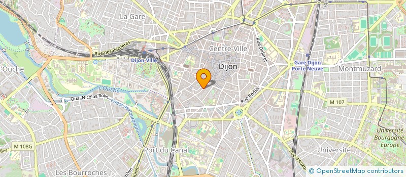 localisation de l'entreprise SCI TABAC POUILLY à DIJON