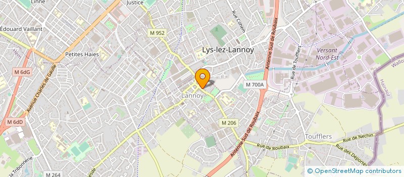 localisation de l'entreprise SCI TABAC PRESSE DE LANNOY  LANNOY