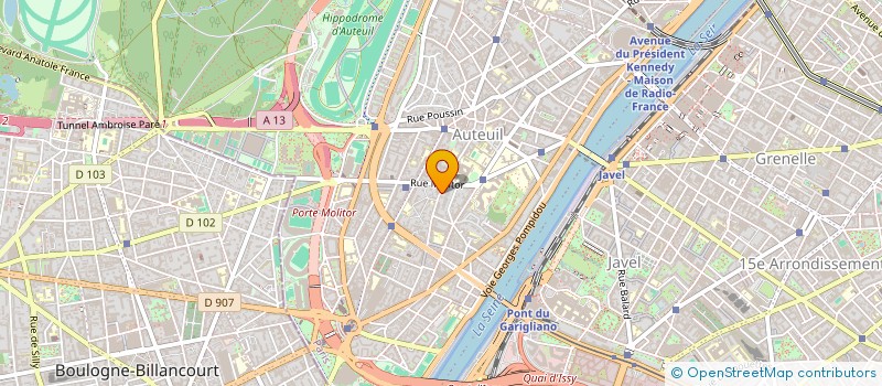 localisation de l'entreprise SCI TABAG MOLITOR  PARIS