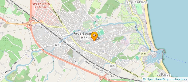 localisation de l'entreprise SCI TABANOUS à ARGELES-SUR-MER