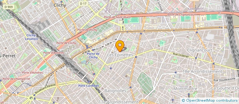 localisation de l'entreprise SCI . TABAS  PARIS