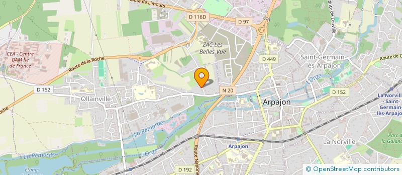 localisation de l'entreprise SCI TABASCO  OLLAINVILLE