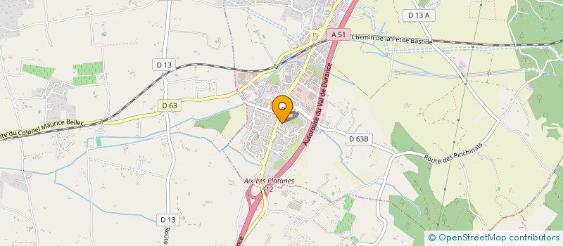 localisation de l'entreprise SCI TABAT  VENELLES