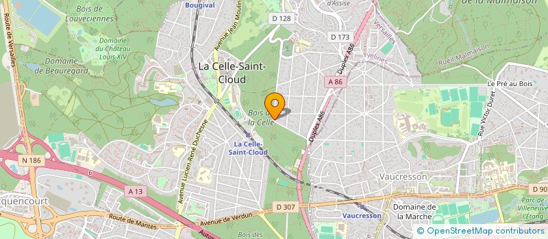 localisation de l'entreprise SCI TABATABAI  LA CELLE-SAINT-CLOUD