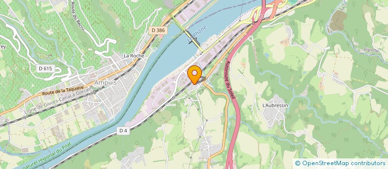 localisation de l'entreprise SCI TABELLIO  CHONAS-L'AMBALLAN