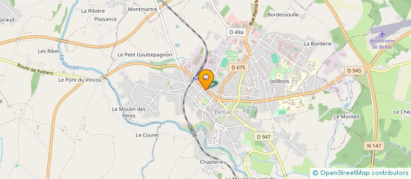 localisation de l'entreprise SCI TABELLION à BELLAC