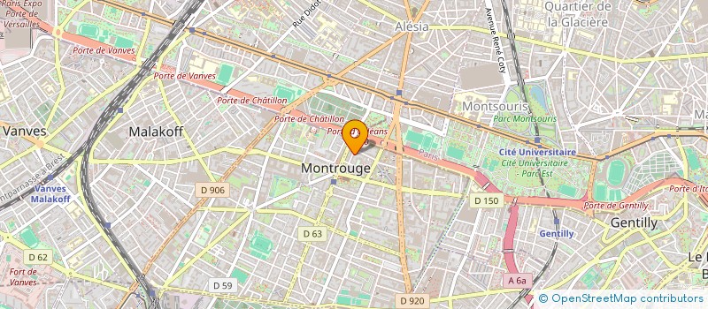 localisation de l'entreprise SCI TABERCHI  MONTROUGE