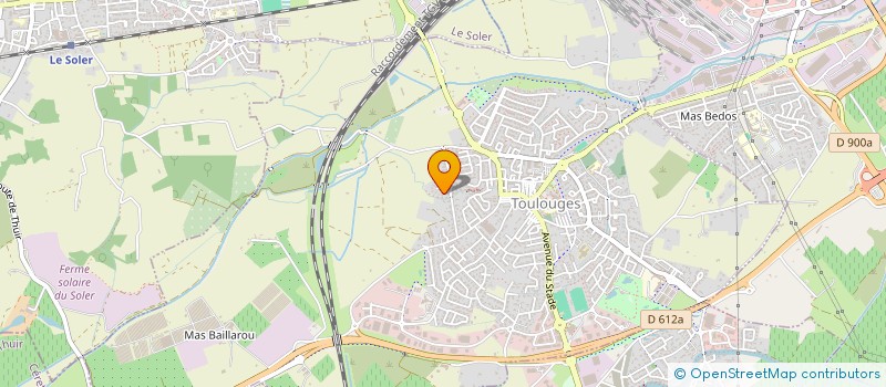 localisation de l'entreprise SCI TABERNE-OLIBE  TOULOUGES