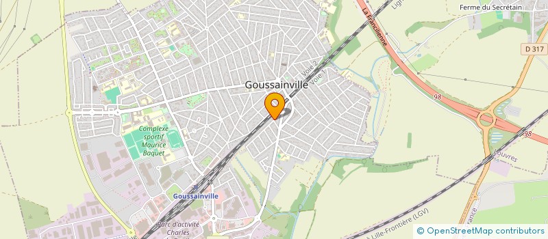 localisation de l'entreprise SCI TABIBOU-GRAVE à GOUSSAINVILLE