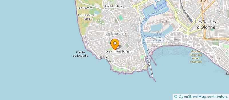 localisation de l'entreprise SCI TABLIN à LES SABLES D'OLONNE