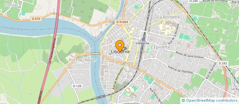 localisation de l'entreprise SCI TABOUY à LIBOURNE