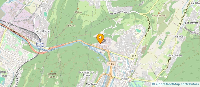 localisation de l'entreprise SCI TABUTA  VIZILLE