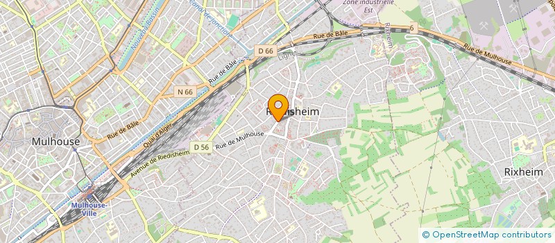 localisation de l'entreprise SCI TAC 33  RIEDISHEIM