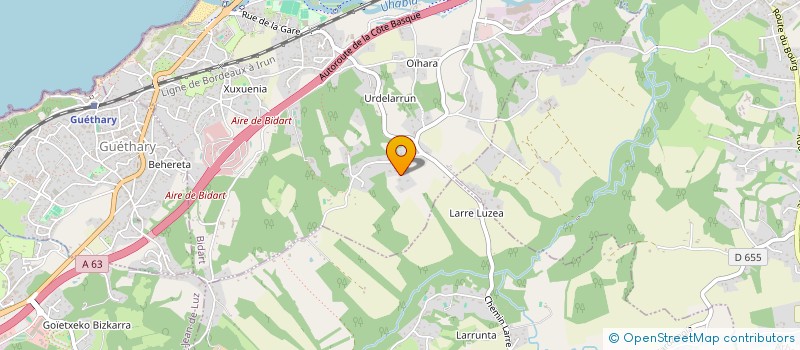 localisation de l'entreprise SCI TAC à BIDART