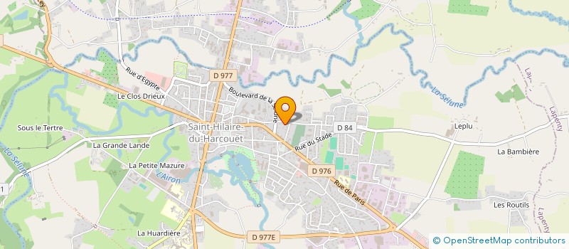 localisation de l'entreprise SCI TAC  SAINT-HILAIRE-DU-HARCOUET