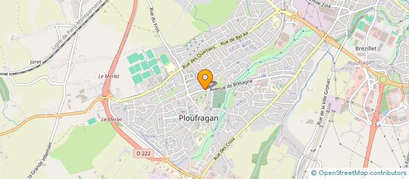 localisation de l'entreprise SCI TACHARY  PLOUFRAGAN