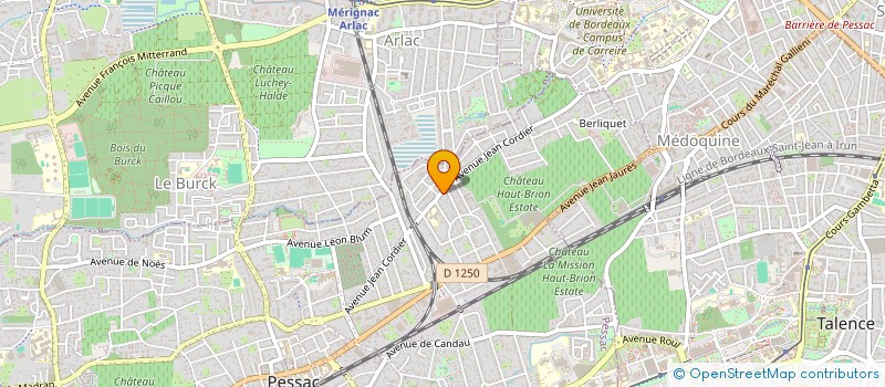 localisation de l'entreprise SCI TACLET  PESSAC