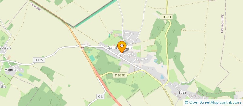 localisation de l'entreprise SCI TACOMA  SAINT-GERVAIS