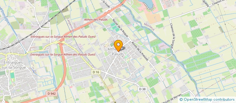 localisation de l'entreprise SCI TACOPAL  ALTHEN-DES-PALUDS