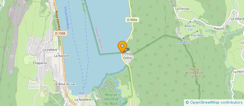localisation de l'entreprise SCI TACT à DOUSSARD