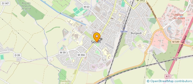 localisation de l'entreprise SCI TACV  SECLIN