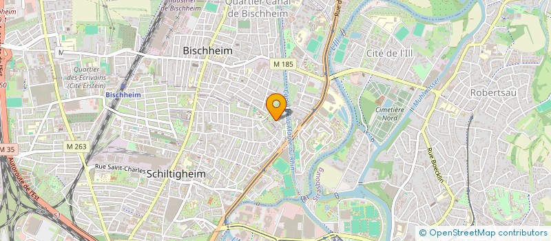 localisation de l'entreprise SCI TADA  BISCHHEIM