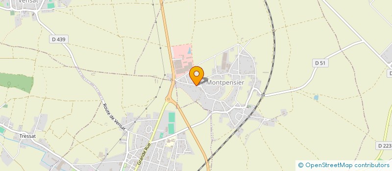 localisation de l'entreprise SCI TADDART  MONTPENSIER