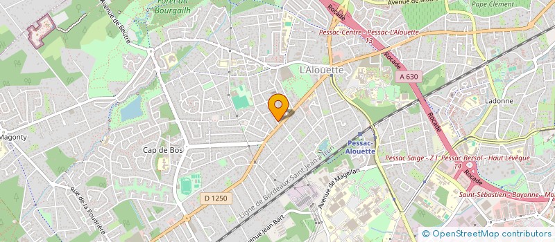 localisation de l'entreprise SCI TADI  PESSAC