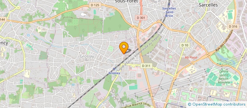 localisation de l'entreprise SCI TADJORA  GROSLAY