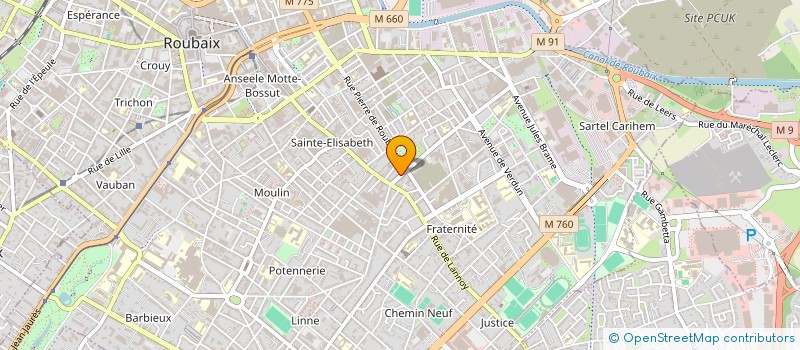 localisation de l'entreprise SCI TADORNE  ROUBAIX