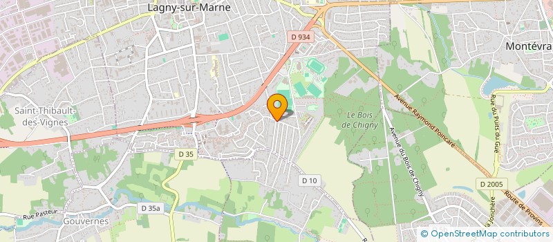 localisation de l'entreprise SCI TADOUSSAC  LAGNY-SUR-MARNE