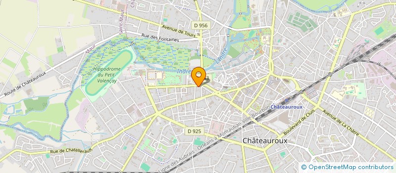 localisation de l'entreprise SCI TAF LPP à CHATEAUROUX