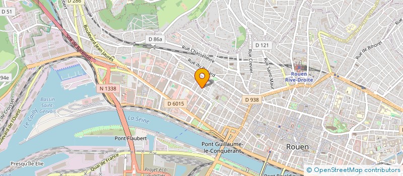 localisation de l'entreprise SCI TAFF IMMO  ROUEN