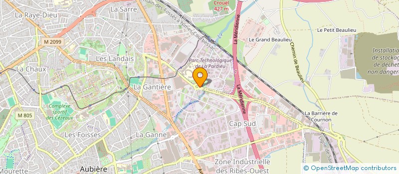 localisation de l'entreprise SCI TAFIMMO  CLERMONT FERRAND