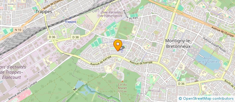 localisation de l'entreprise SCI TAFNI  MONTIGNY-LE-BRETONNEUX